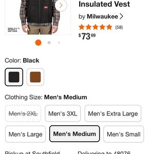 Milwaukee FREEFLEX Lightweight Insulated Vest